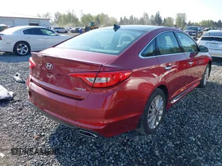 2015 Hyundai Sonata Limited with VIN 5NPE34AF7FH060103, listed as a IAAI auction lot 42096524 with 119,497 mi miles and . Bid and sale history available at carsss.com. Image 4.