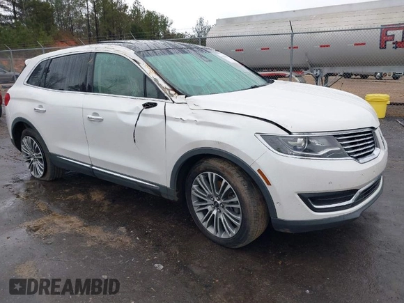 2016 Lincoln MKX Reserve with VIN 2LMTJ6LR8GBL86750, listed as a IAAI auction lot 41293555 with 119,337 mi miles. Bid and sale history available at carsss.com. Image 1.