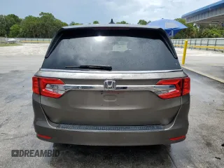 2018 Honda Odyssey EX with VIN 5FNRL6H5XJB017330, listed as a Copart auction lot 63470395 with 121,827 mi miles and Salvage title. Bid and sale history available at DreamBid. Image 6.