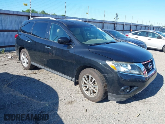 2015 Nissan Pathfinder Platinum with VIN 5N1AR2MN3FC668373, listed as a IAAI auction lot 42175275 with 169,913 mi miles and . Bid and sale history available at DreamBid. Image 1.