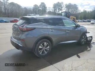2021 Nissan Murano SV with VIN 5N1AZ2BS0MC103102, listed as a Copart auction lot 47872445 with 81,027 mi miles and Salvage Title. Bid and sale history available at DreamBid. Image 3.