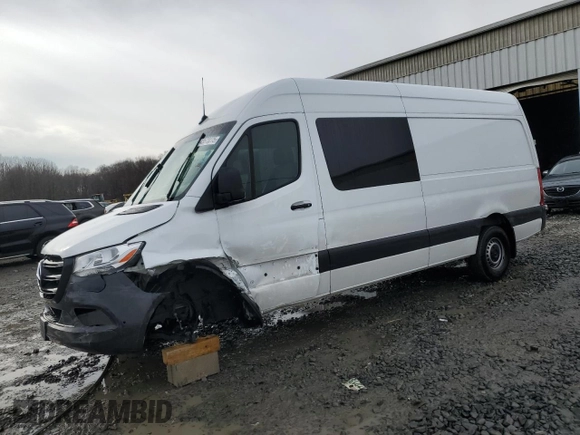 2024 Mercedes-Benz Sprinter with VIN W1W4NCHY0RT170258, listed as a Copart auction lot 43573275 with 36,369 mi miles and Salvage Title. Bid and sale history available at DreamBid. Image 1.