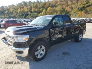 2024 Ram 1500 Big Horn z VIN 1C6RRFBG6RN148297, wystawiony jako Copart lot #76554324 z przebiegiem 17 527 mil mil oraz Szkoda całkowita • Salvage title. Historia ofert i sprzedaży dostępna na DreamBid. Obrazek 1.