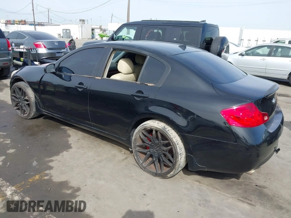 2008 Infiniti G35 Sedan x with VIN JNKBV61FX8M268105, listed as a IAAI auction lot 41677771 with 1 mi miles. Bid and sale history available at carsss.com. Image 3.