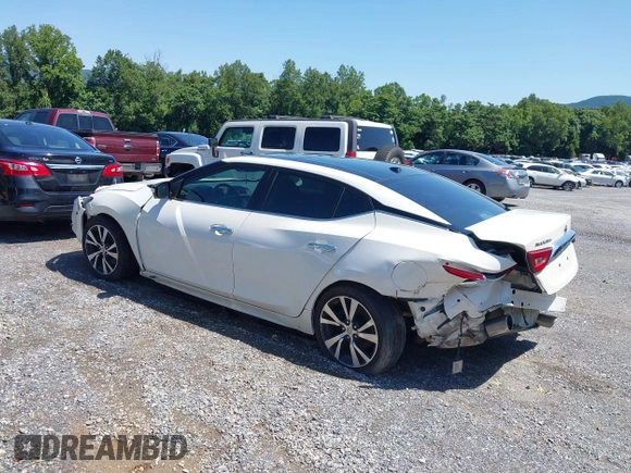 2017 Nissan Maxima S with VIN 1N4AA6AP9HC448611, listed as a IAAI auction lot 42553991 with 155,803 mi miles and . Bid and sale history available at DreamBid. Image 3.