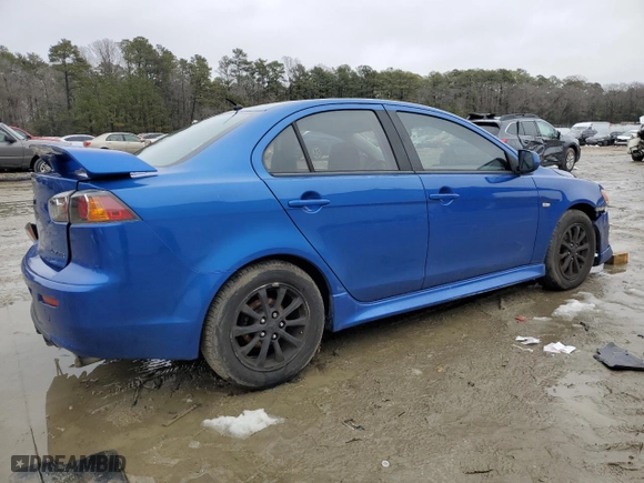2012 Mitsubishi Lancer ES with VIN JA32U2FU8CU030121, listed as a Copart auction lot 44620795 with 0 miles and Salvage Title. Bid and sale history available at carsss.com. Image 3.