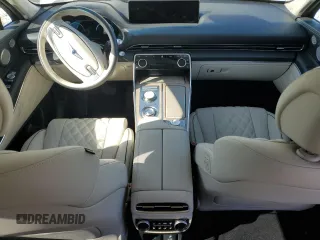 2023 Genesis GV80 with VIN KMUHCESC7PU110011, listed as a Copart auction lot 53480885 with 8,542 mi miles and Salvage title. Bid and sale history available at DreamBid. Image 8.
