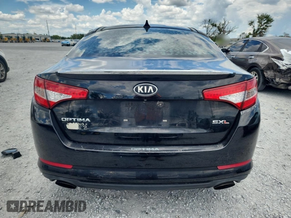 2013 Kia Optima SX with VIN 5XXGR4A62DG232408, listed as a Copart auction lot 62819035 with 251,192 mi miles and Clean title. Bid and sale history available at DreamBid. Image 6.