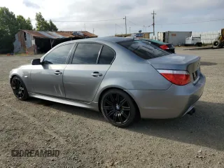 2008 BMW 5 Series 550i z VIN WBANW53598CT48590, wystawiony jako Copart lot #56258785 z przebiegiem 198 279 mil mil oraz Szkoda całkowita • Salvage title. Historia ofert i sprzedaży dostępna na DreamBid. Obrazek 2.