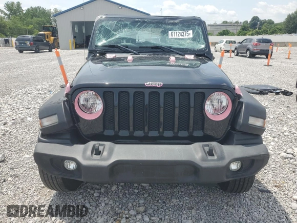 2019 Jeep Wrangler Unlimited Sport with VIN 1C4HJXDG1KW510325, listed as a Copart auction lot 61124375 with 73,358 mi miles and Salvage title. Bid and sale history available at DreamBid. Image 5.