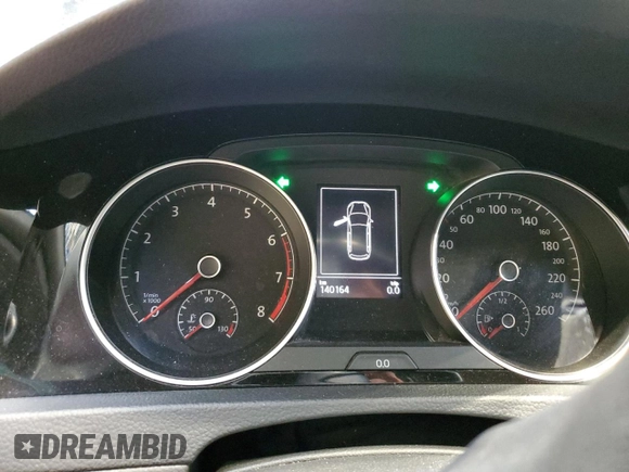 2016 Volkswagen Golf S with VIN 3VWA17AU6GM513298, listed as a Copart auction lot 55073115 with 140,164 mi miles and Salvage title. Bid and sale history available at DreamBid. Image 9.