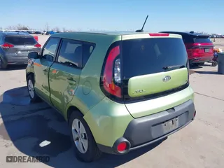 2014 Kia Soul with VIN KNDJN2A21E7721430, listed as a IAAI auction lot 41657615 with 1 mi miles. Bid and sale history available at carsss.com. Image 3.