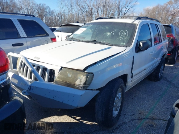 2000 Jeep Grand Cherokee Limited with VIN 1J4GW58N4YC271335, listed as a IAAI auction lot 41046412 with Not provided miles and . Bid and sale history available at DreamBid. Image 2.