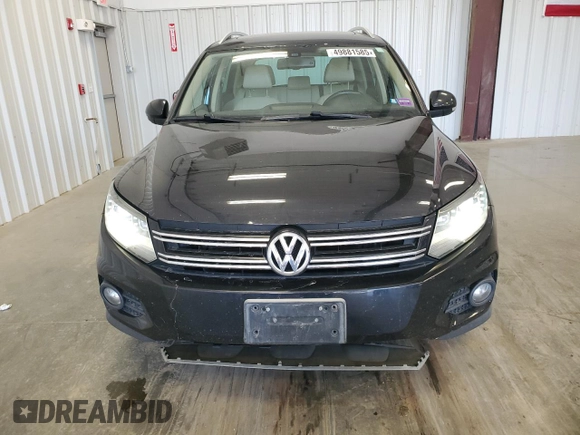 2012 Volkswagen Tiguan S with VIN WVGBV7AX9CW541088, listed as a Copart auction lot 49881585 with 141,540 mi miles and Salvage Title. Bid and sale history available at DreamBid. Image 5.