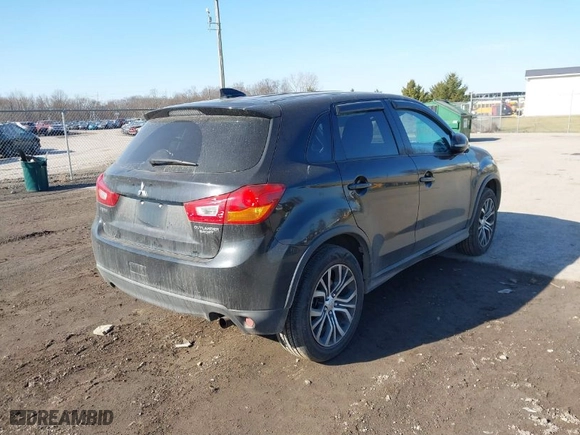 2017 Mitsubishi Outlander Sport ES 2.0 with VIN JA4AP3AU0HZ067654, listed as a IAAI auction lot 41772017 with 94,250 mi miles. Bid and sale history available at carsss.com. Image 4.