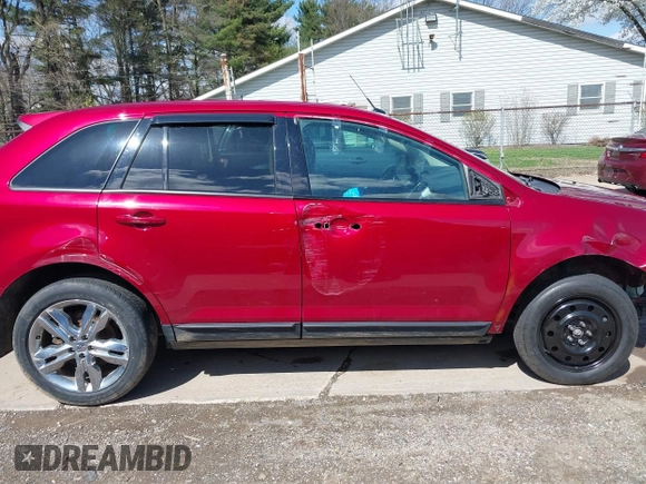 2013 Ford Edge SEL with VIN 2FMDK4JC7DBA97290, listed as a IAAI auction lot 41972863 with 159,058 mi miles. Bid and sale history available at carsss.com. Image 14.