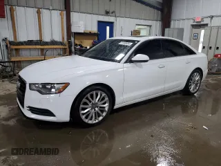 2014 Audi A6 Premium Plus with VIN WAUFMAFC5EN007748, listed as a Copart auction lot 81498854 with 145,171 mi miles and Salvage title. Bid and sale history available at DreamBid. Image 1.