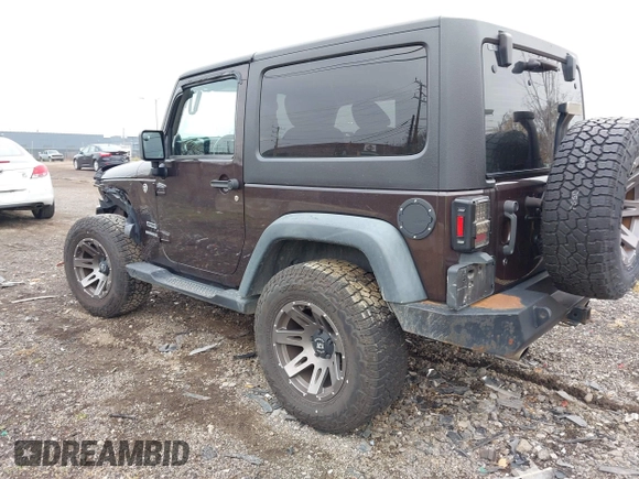 2013 Jeep Wrangler Sport with VIN 1C4AJWAG5DL679350, listed as a IAAI auction lot 40893582 with 61,191 mi miles and . Bid and sale history available at carsss.com. Image 3.