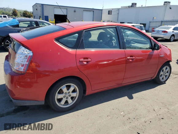 2007 Toyota Prius with VIN JTDKB20U977613382, listed as a Copart auction lot 53869485 with 240,235 mi miles and Salvage Title. Bid and sale history available at carsss.com. Image 3.