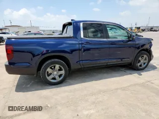 2023 Honda Ridgeline RTL with VIN 5FPYK3F50PB011150, listed as a Copart auction lot 58273325 with 38,742 mi miles and Salvage title. Bid and sale history available at DreamBid. Image 3.