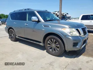 2017 Nissan Armada Platinum z VIN JN8AY2NF4H9303560, wystawiony jako Copart lot #59197835 z przebiegiem 170 261 mil mil oraz Czysty tytuł • Clean title. Historia ofert i sprzedaży dostępna na DreamBid. Obrazek 4.