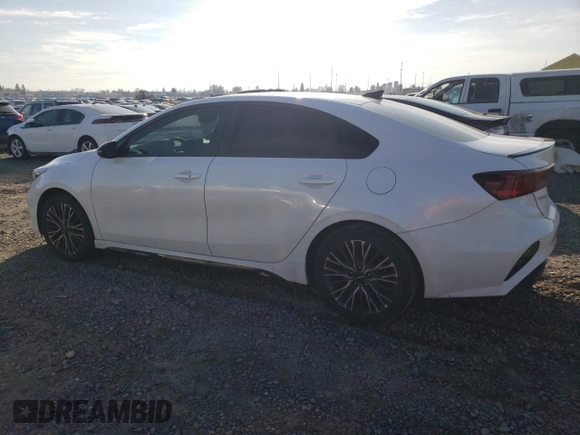 2024 Kia Forte GT-Line with VIN 3KPF54AD9RE702438, listed as a Copart auction lot 46195175 with 37,242 mi miles and Salvage Title. Bid and sale history available at carsss.com. Image 2.