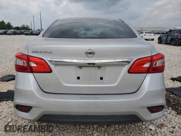 2017 Nissan Sentra S with VIN 3N1AB7AP4HY315617, listed as a Copart auction lot 55106835 with 87,561 mi miles and Salvage Title. Bid and sale history available at DreamBid. Image 6.