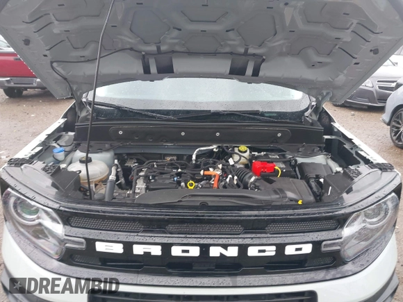2023 Ford Bronco Sport Outer Banks z VIN 3FMCR9C61PRD19727, wystawiony jako IAAI lot #42315280 z przebiegiem 69 985 mil mil oraz . Historia ofert i sprzedaży dostępna na DreamBid. Obrazek 10.