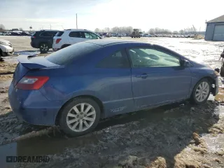 2008 Honda Civic Cpe Si with VIN 2HGFG21508H702565, listed as a Copart auction lot 46374445 with 234,027 mi miles and Salvage Title. Bid and sale history available at carsss.com. Image 3.