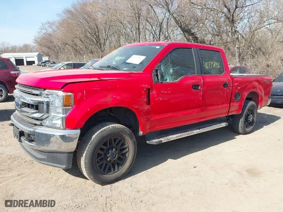 2020 Ford Super Duty F-250 SRW XL with VIN 1FT7W2BN0LED83527, listed as a IAAI auction lot 41773142 with 91,282 mi miles. Bid and sale history available at carsss.com. Image 2.