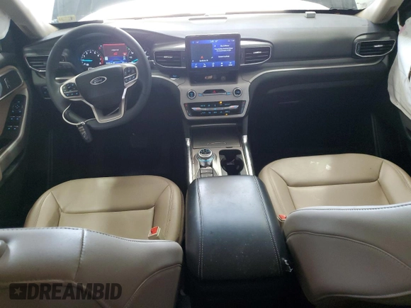 2023 Ford Explorer XLT with VIN 1FMSK8DH4PGC36021, listed as a Copart auction lot 58583865 with 30,308 mi miles and Salvage title. Bid and sale history available at DreamBid. Image 8.