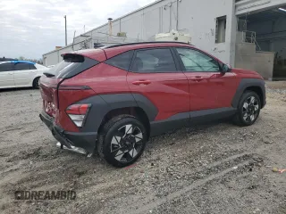 2025 Hyundai Kona SEL with VIN KM8HBCAB9SU286100, listed as a Copart auction lot 52828215 with 298 mi miles and Salvage Title. Bid and sale history available at carsss.com. Image 3.