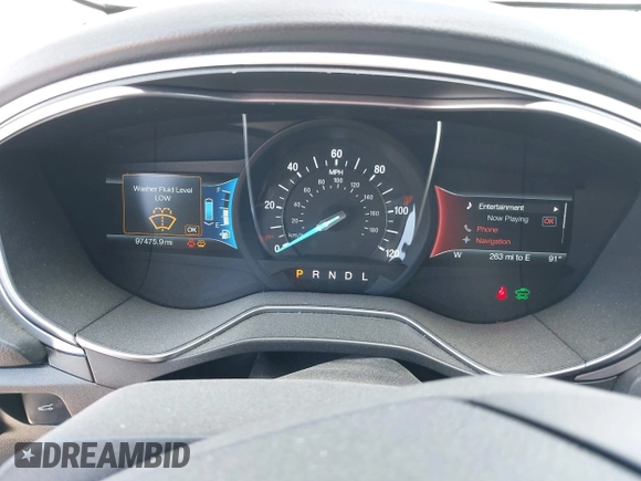 2016 Ford Fusion SE Hybrid z VIN 3FA6P0LU4GR260180, wystawiony jako IAAI lot #42508932 z przebiegiem 97 475 mil mil oraz . Historia ofert i sprzedaży dostępna na DreamBid. Obrazek 7.