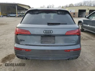 2023 Audi Q5 S line Premium Plus with VIN WA1E2AFY4P2069690, listed as a Copart auction lot 80200504 with 28,090 mi miles and Salvage title. Bid and sale history available at DreamBid. Image 6.