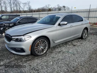 2017 BMW 5 Series 530i with VIN WBAJA5C36HG895742, listed as a Copart auction lot 45923445 with 91,740 mi miles and Salvage Title. Bid and sale history available at carsss.com. Image 1.