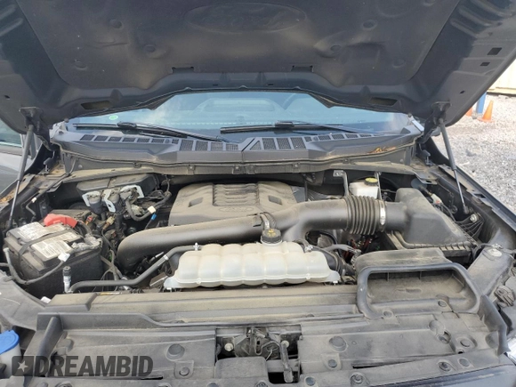 2021 Ford F-150 XL with VIN 1FTFW1E8XMFC22903, listed as a Copart auction lot 57840855 with 66,127 mi miles and Salvage title. Bid and sale history available at DreamBid. Image 11.
