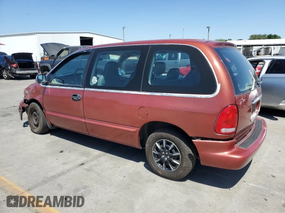 1999 Dodge Caravan with VIN 2B4FP25B0XR192013, listed as a Copart auction lot 55006624 with 195,008 mi miles and Salvage title. Bid and sale history available at DreamBid. Image 2.
