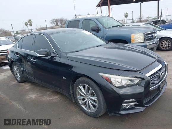 2017 Infiniti Q50 Signature Edition with VIN JN1EV7AP7HM741104, listed as a IAAI auction lot 41434197 with 78,033 mi miles and . Bid and sale history available at DreamBid. Image 14.