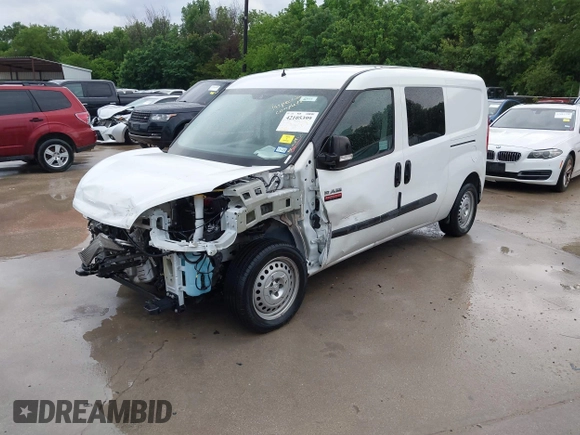 2022 Ram ProMaster City Cargo Tradesman with VIN ZFBHRFAB9N6Y61258, listed as a IAAI auction lot 42105399 with 16,106 mi miles and . Bid and sale history available at carsss.com. Image 18.