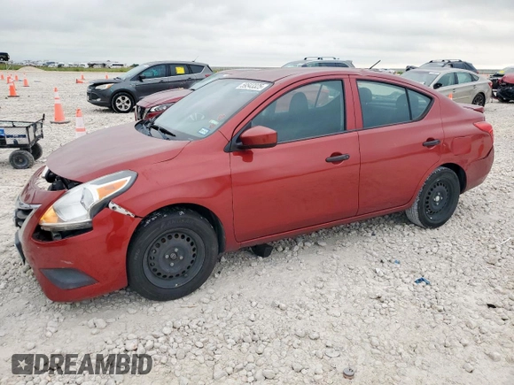 2016 Nissan Versa SV with VIN 3N1CN7AP6GL851450, listed as a Copart auction lot 59543325 with 135,747 mi miles and Salvage title. Bid and sale history available at DreamBid. Image 1.