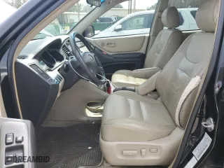 2002 Toyota Highlander with VIN JTEGF21A020036432, listed as a Copart auction lot 47876675 with 263,692 mi miles and Clean Title. Bid and sale history available at carsss.com. Image 7.