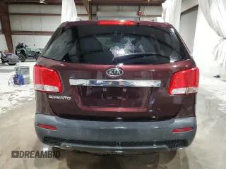 2011 Kia Sorento LX with VIN 5XYKTDA16BG119022, listed as a Copart auction lot 54311575 with 165,210 mi miles and Salvage Title. Bid and sale history available at carsss.com. Image 6.