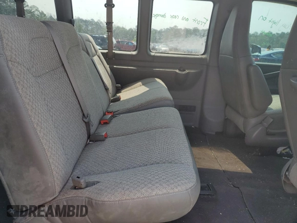 2019 Chevrolet Express Passenger LT with VIN 1GAZGPFG6K1263857, listed as a Copart auction lot 58987635 with 127,347 mi miles and Salvage title. Bid and sale history available at DreamBid. Image 11.