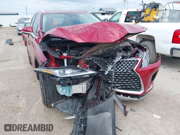 2022 Lexus RX 350 with VIN 2T2HZMAA0NC256932, listed as a IAAI auction lot 42179918 with 24,790 mi miles and . Bid and sale history available at DreamBid. Image 6.