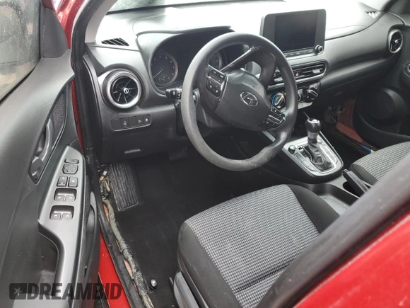 2022 Hyundai Kona SE with VIN KM8K22ABXNU804283, listed as a Copart auction lot 73907404 with 0 mi miles and Non Repairable. Bid and sale history available at carsss.com. Image 8.