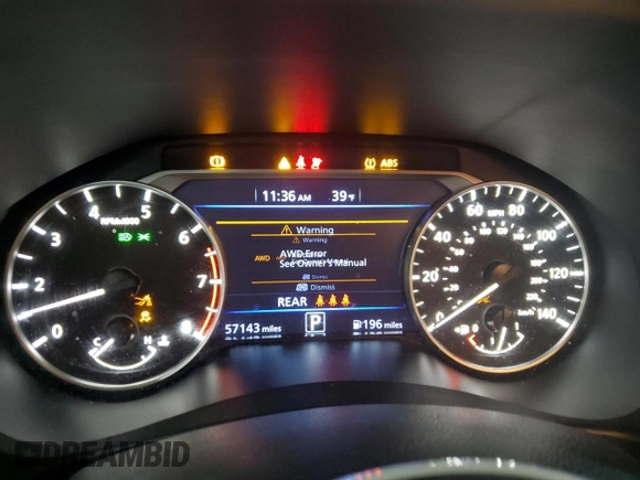 2023 Nissan Altima 2.5 SR with VIN 1N4BL4CW6PN300085, listed as a Copart auction lot 49352365 with 57,143 mi miles and Salvage Title. Bid and sale history available at carsss.com. Image 9.