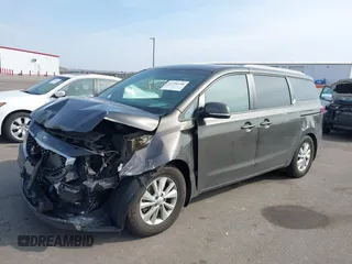 2017 Kia Sedona LX with VIN KNDMB5C19H6329933, listed as a IAAI auction lot 41796158 with 101,399 mi miles. Bid and sale history available at carsss.com. Image 18.