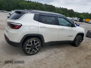 2018 Jeep Compass Limited with VIN 3C4NJCCB7JT368522, listed as a Copart auction lot 55795405 with 111,654 mi miles and Salvage title. Bid and sale history available at DreamBid. Image 3.