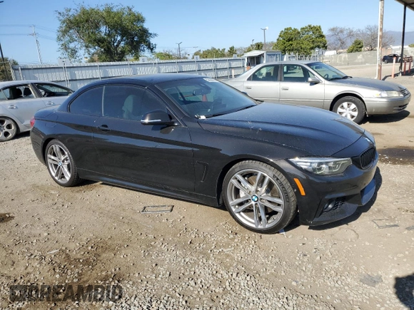 2018 BMW 4 Series 440i z VIN WBA4Z5C54JEE16519, wystawiony jako Copart lot #53020025 z przebiegiem 81 951 mil mil oraz Szkoda całkowita • Salvage title. Historia ofert i sprzedaży dostępna na DreamBid. Obrazek 4.