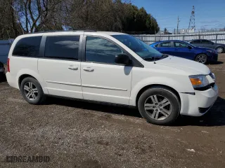 2010 Dodge Grand Caravan SE with VIN 2D4RN4DE3AR169395, listed as a Copart auction lot 51493945 with 166,711 mi miles and Salvage Title. Bid and sale history available at carsss.com. Image 4.